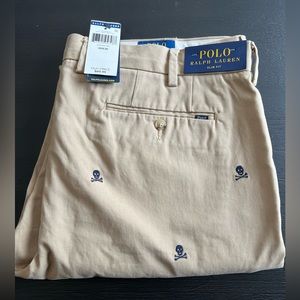 Polo Ralph Lauren skull khaki pants